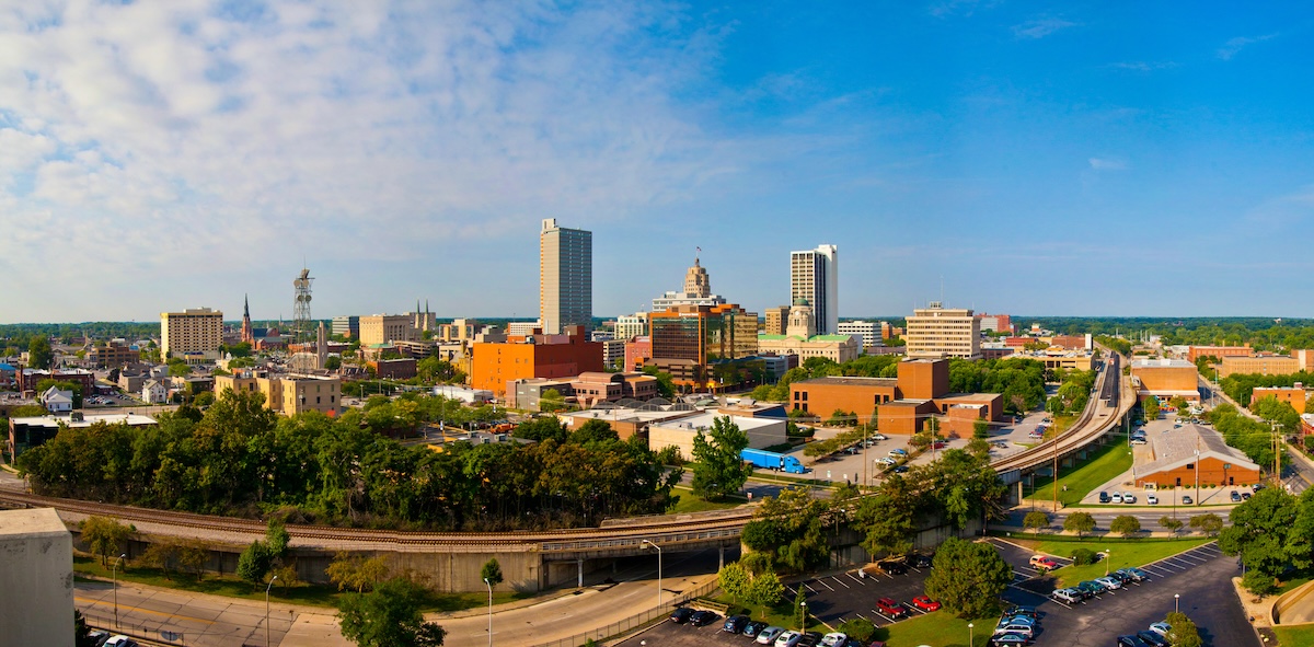 Fort Wayne Downtown Skyline