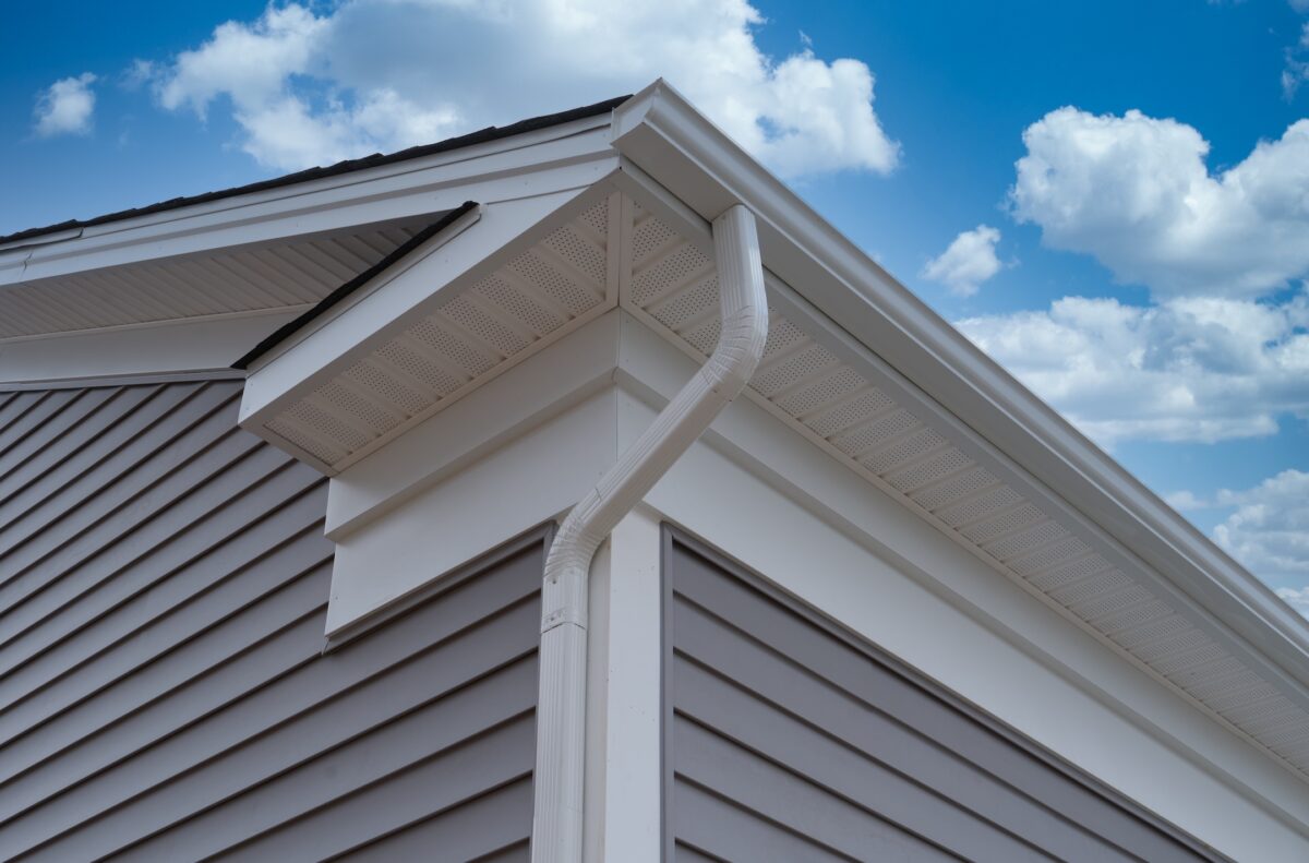 grey siding soffit
