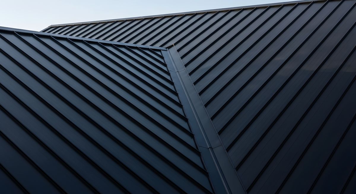 dark metal roof
