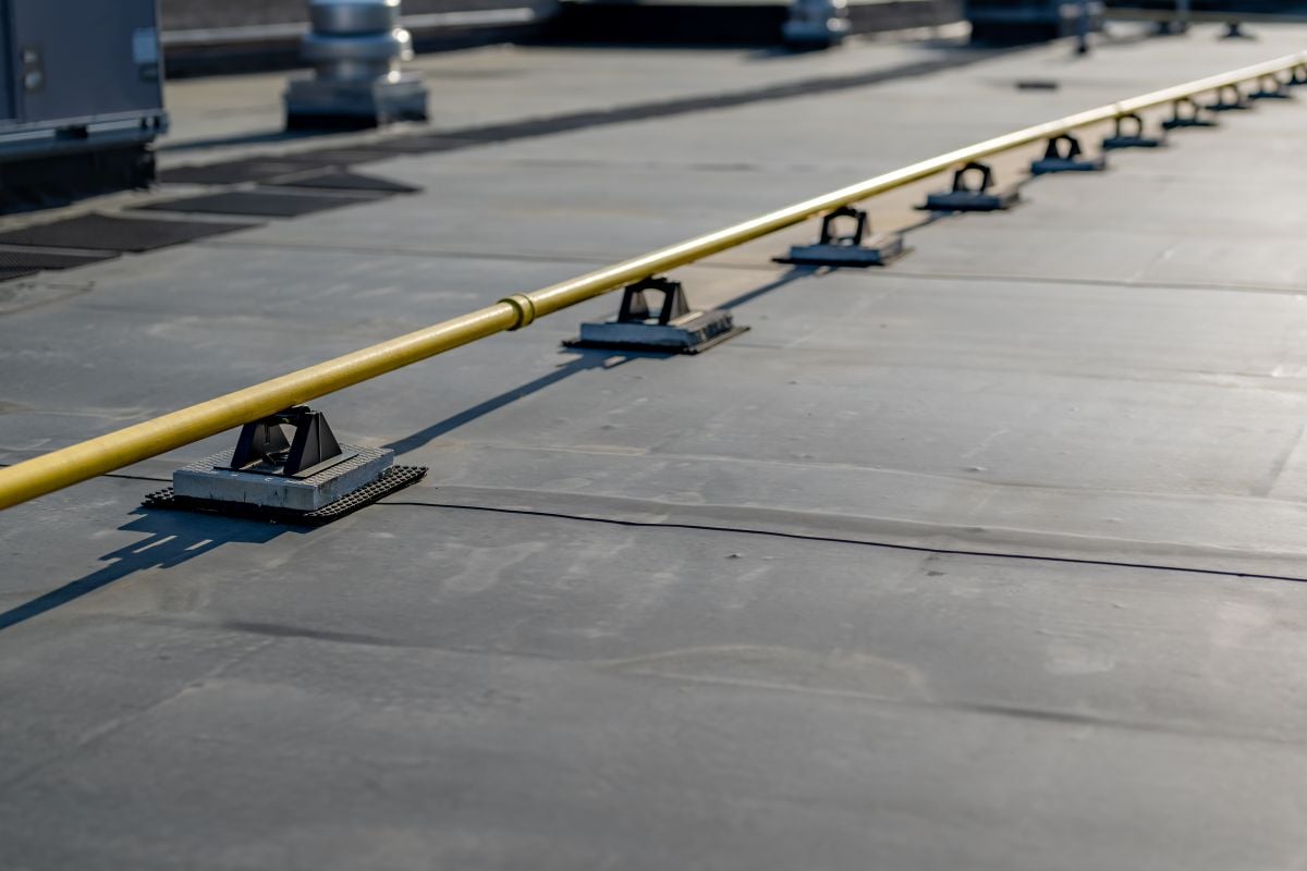 EPDM on a large commercial building