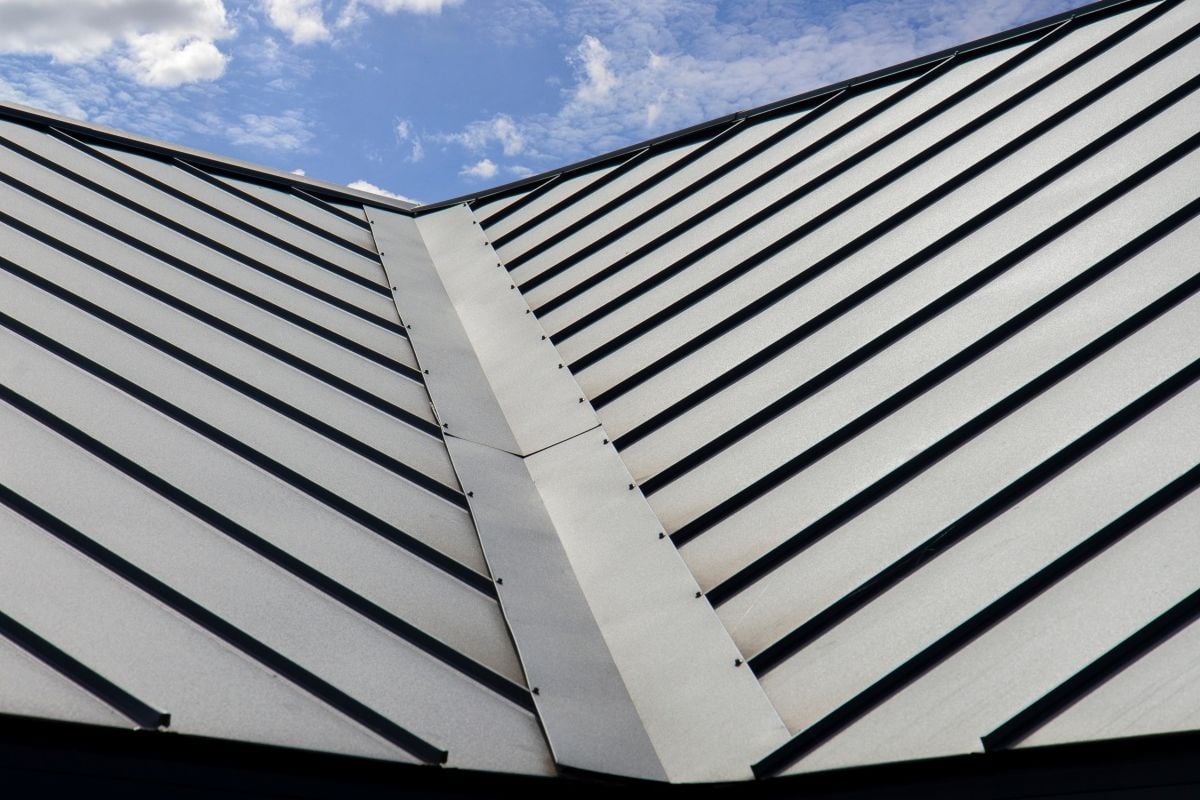 Standing seam metal roof